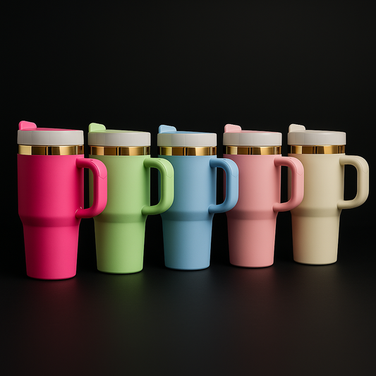 Mini Macaron Golden Plated Tumbler